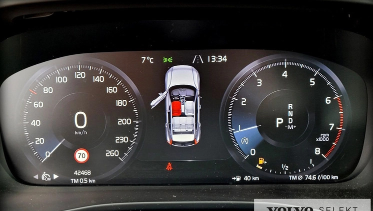 Volvo XC 40 cena 119888 przebieg: 42460, rok produkcji 2019 z Barczewo małe 352